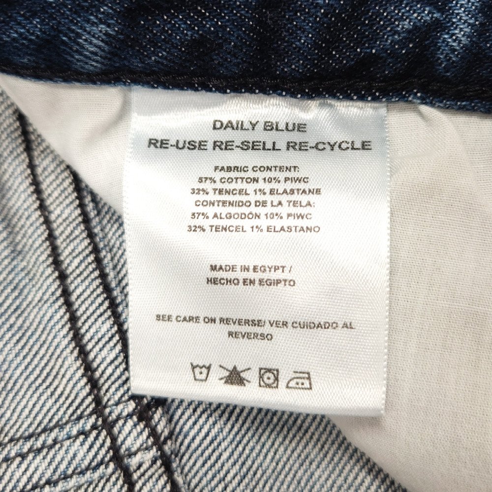 NWT Daily Blue Adriano Goldschmied Manya Straight Leg Jeans Sz. 29 Champlain - Picture 7 of 11